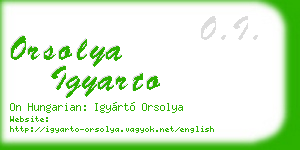 orsolya igyarto business card